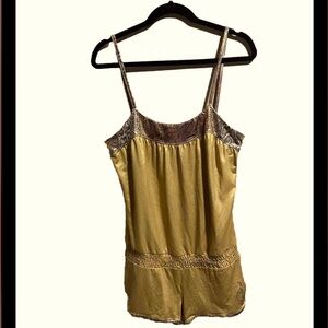 Vintage Baby Phat NWT Gold Romper